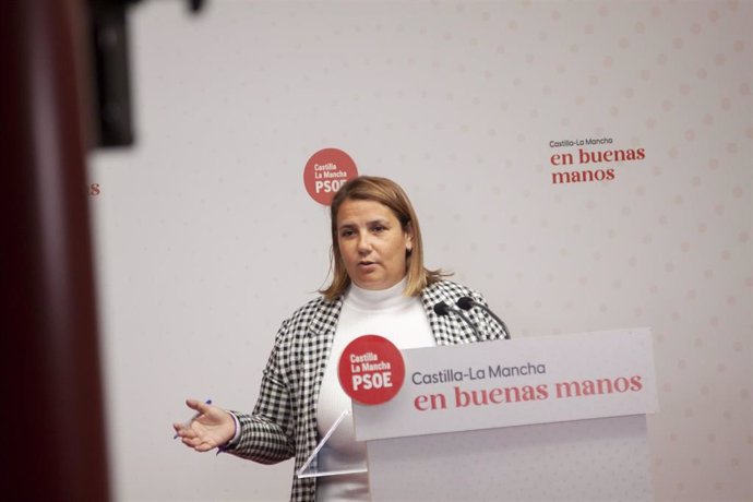 Tita García Élez en rueda de prensa.