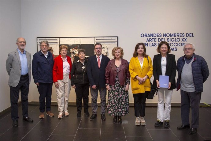 Inauguración de la exposición 'Grandes nombres del arte del siglo XX en las colecciones privadas' de Fundación Unicaja.