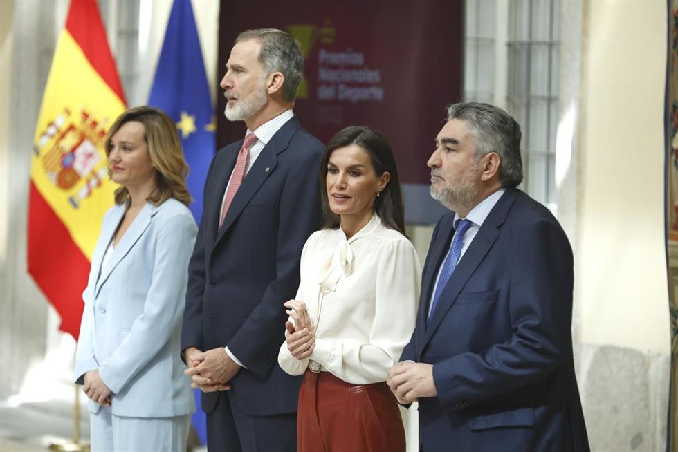 El presidente del Consejo Superior de Deportes (CSD), José Manuel Rodríguez Uribes, durante la entrega de los Premios Nacionales del Deporte 2022 en el Palacio Real El Pardo