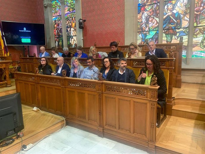 Consellers de PSIB en el Consell de Mallorca.