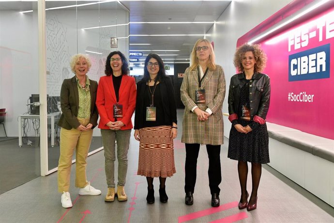 Algunas de las asistentes al IV Congreso de Competencias Digitales de Barcelona.