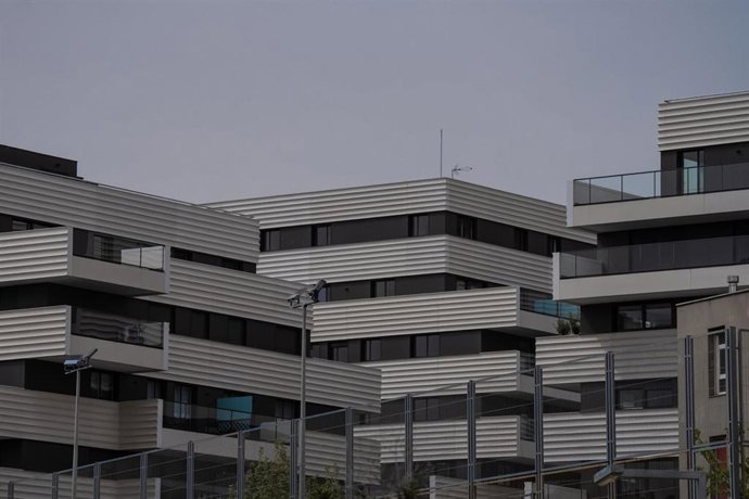 Fachada de una vivienda. 