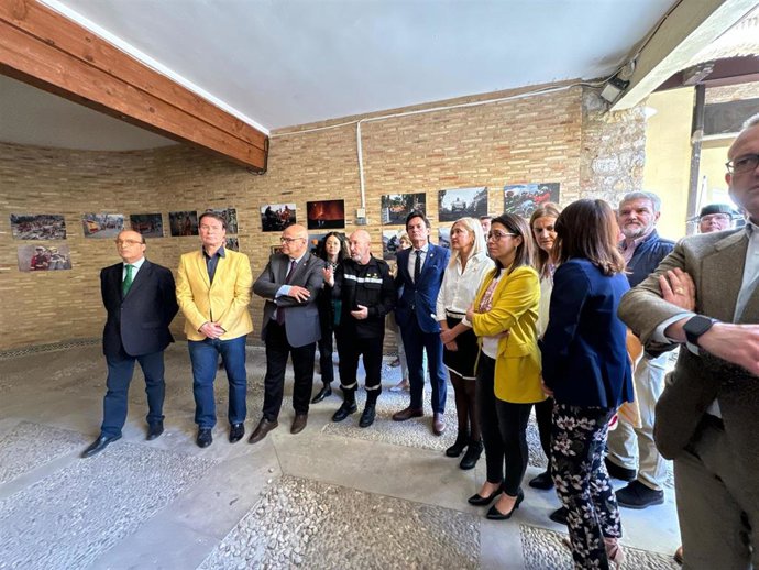 Inauguración en Jaén de la exposición 'Somos soldados'.