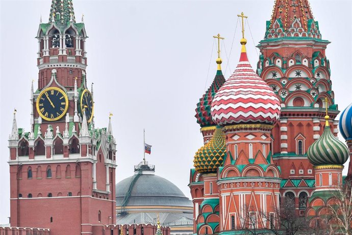 Edificio del Kremlin en Moscú, Rusia