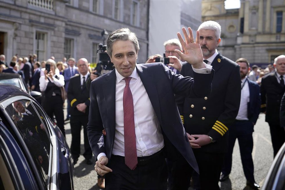 El primer ministro de Irlanda, Simon Harris