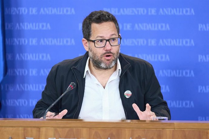 El portavoz del Grupo Mixto-AdelanteAndalucía, José Ignacio García