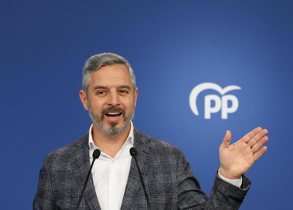 Archivo - El vicesecretario de Economía del Partido Popular, Juan Bravo, ve el "momento de actuar" ante la subida del IPC al 3,2% interanual en marzo. 