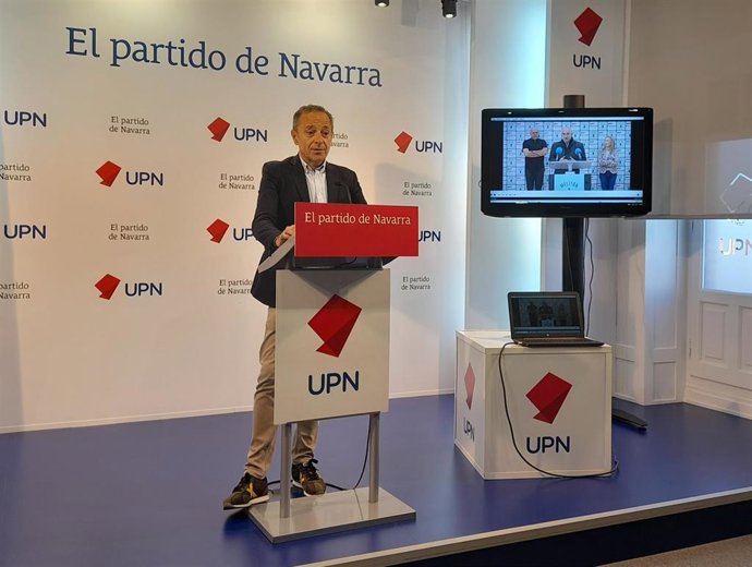 El parlamentario de UPN Juan Luis Sánchez de Muniáin