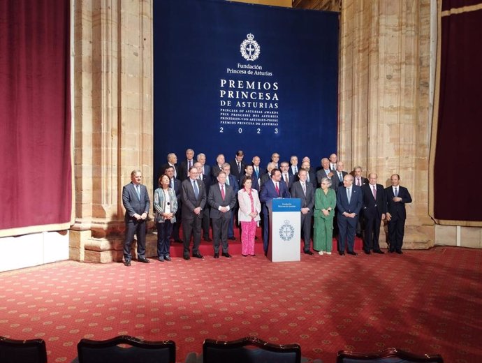 Archivo - Jurado del Premio Princesa de Asturias de la Concordia 2023.