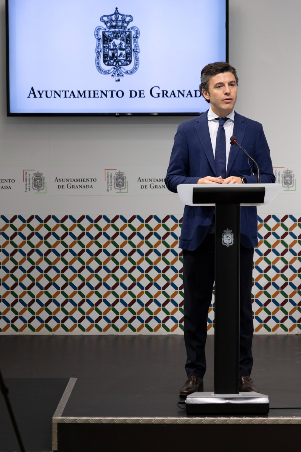 El portavoz del equipo de gobierno en el Ayuntamiento de Granada, Jorge Saavedra.