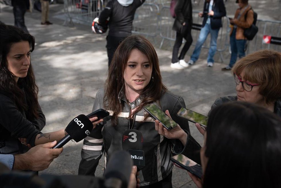 La diputada de la CUP en el Parlament, Laure Vega
