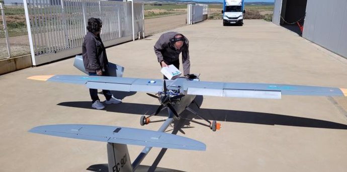Dron de emergencias en Aragón