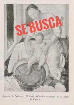 Imagen de la obra de la artista Rosario de Velasco 'El baño'