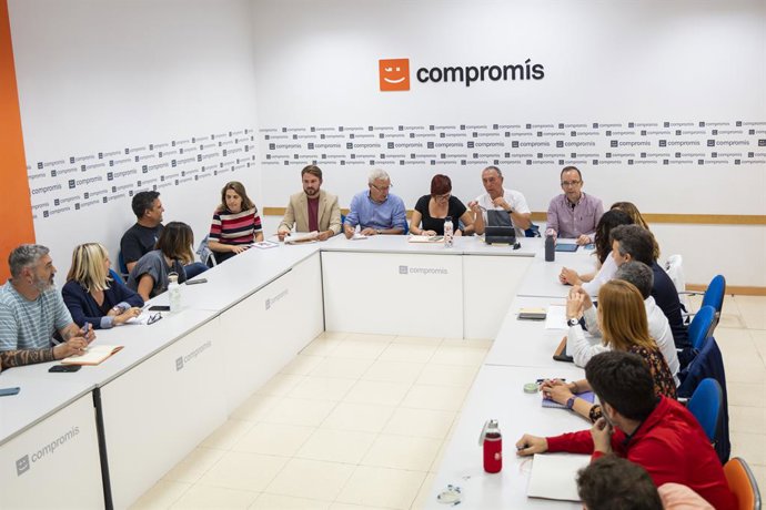 Archivo - Arxiu - Imatge d'arxiu d'una executiva de Compromís