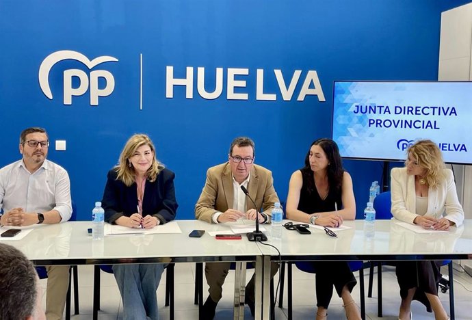 Junta directiva del PP de Huelva.