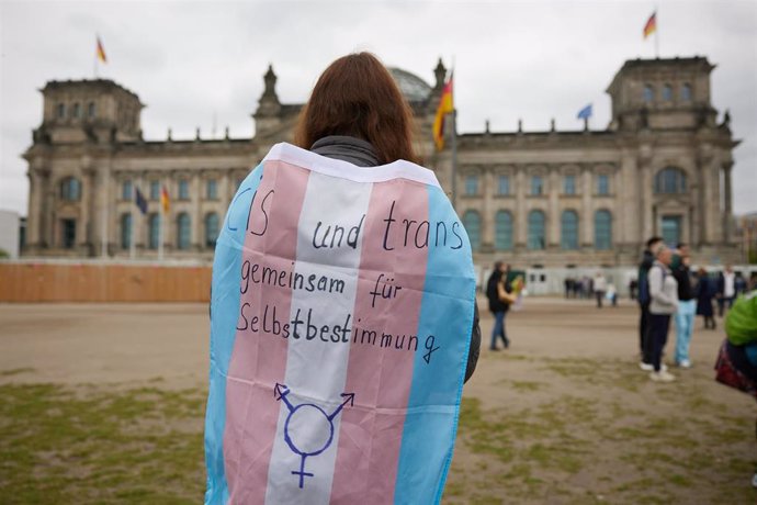 Concentración en apoyo de la ley de autodeterminación de género en Berlín