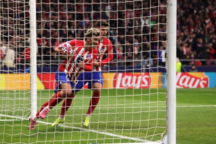 Antoine Griezmann, jugador del Atlético de Madrid, celebrando un gol.