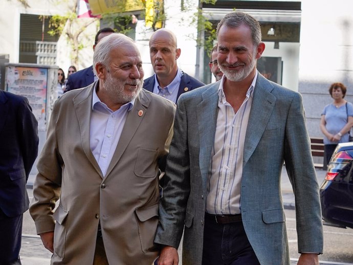 EL REY FELIPE VI JUNTO A JOSÉ LUIS LÓPEZ-LINARES