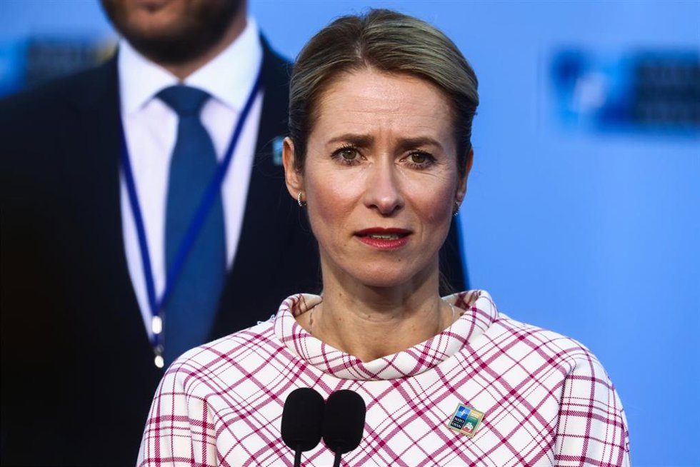 Archivo - Kaja Kallas, primera ministra de Estonia.