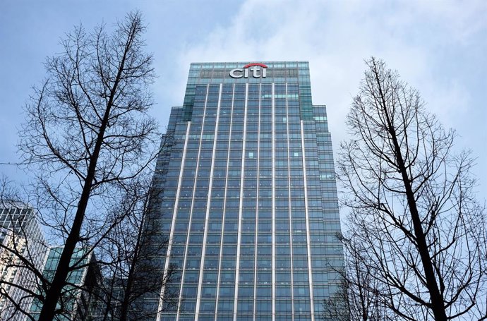 Archivo - Oficinas de Citigroup en Londres (Reino Unido).