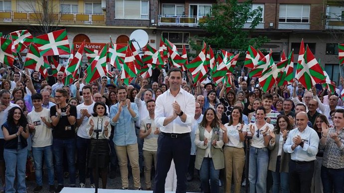 Acto electoral del PNV en Llodio (Álava)