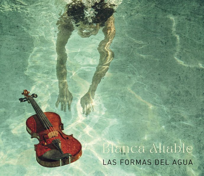 Imagen de la portada del nuevo disco de la violinista burgalesa Blanca Altable, 'Las formas del agua'