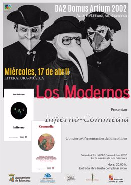 Cartel del concierto de 'Los Modernos'