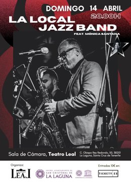 La Local Jazz Band y Mónica Santana actúan en el Teatro Leal
