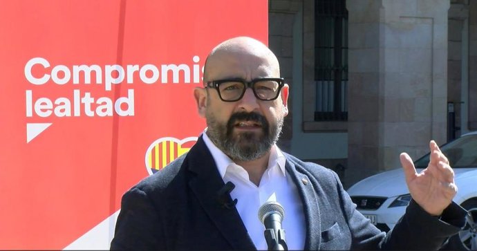 Cañas durante la presentación