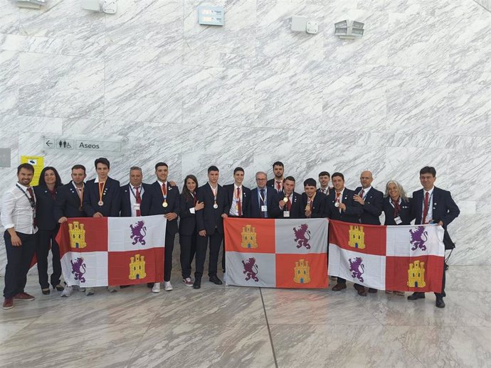 Delegación de Castilla y León en el Campeonato Nacional de FP 'Spainskills' celebrado en Madrid