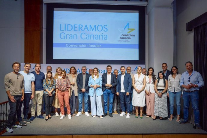 Asistentes a la Convención insular de Coalición Canaria bajo el lema 'Lideramos Gran Canaria'