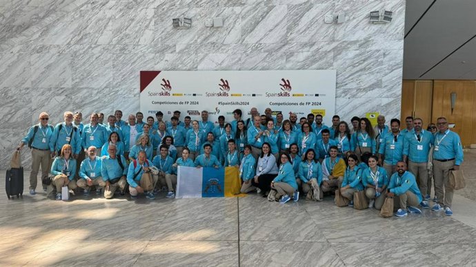 Alumnado canario de Formación Profesional (FP) que ha participado en las SpainSkills 2024