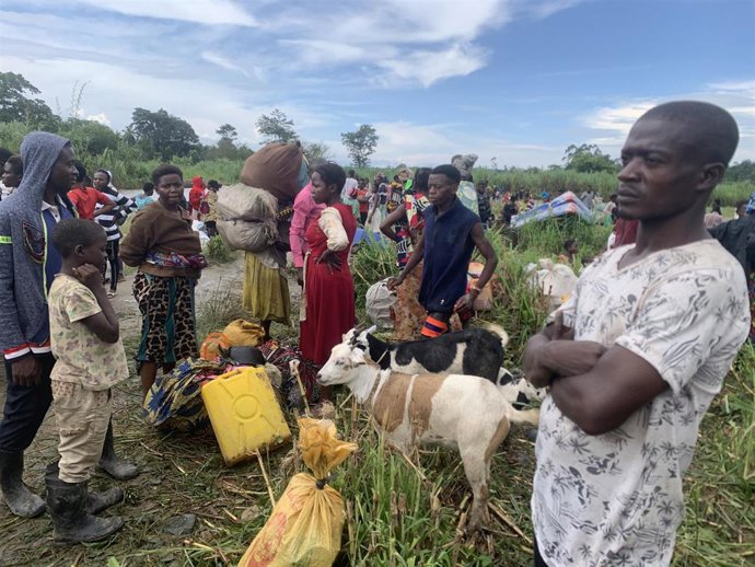 Archivo - Desplazados por los ataques de las ADF en República Democrática del Congo 