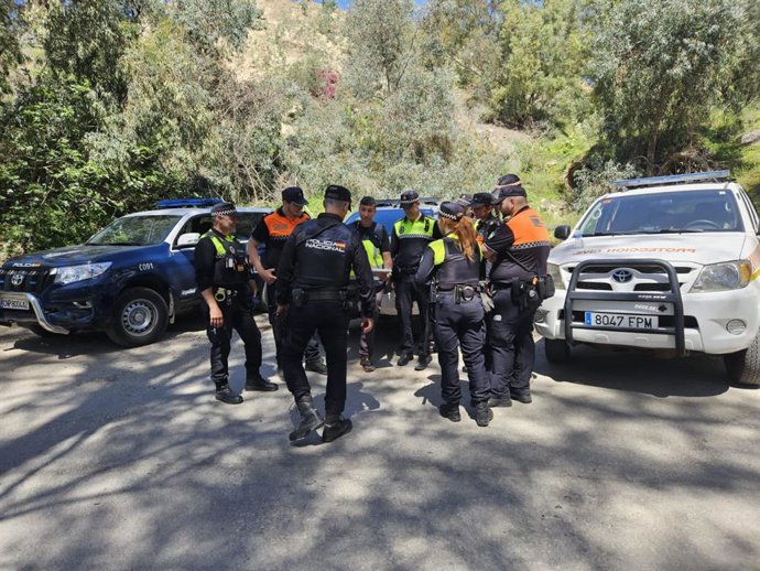 Dispositivo de búsqueda de un hombre de 71 años desaparecido desde el pasado lunes en Málaga capital en una imagen de archivo 