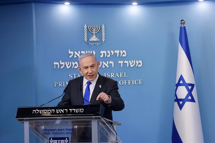 Archivo - El primer ministro isarelí, Benjamin Netanyahu