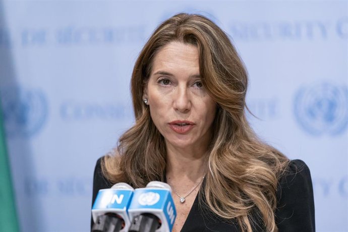 Archivo - La presidenta rotatoria del Consejo de Seguridad de la ONU, la maltesa Vanessa Frazier.