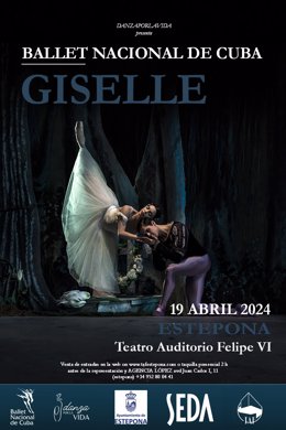 El Ballet Nacional de Cuba llega al Auditorio Felipe VI de Estepona con la obra clásica ‘Giselle’.