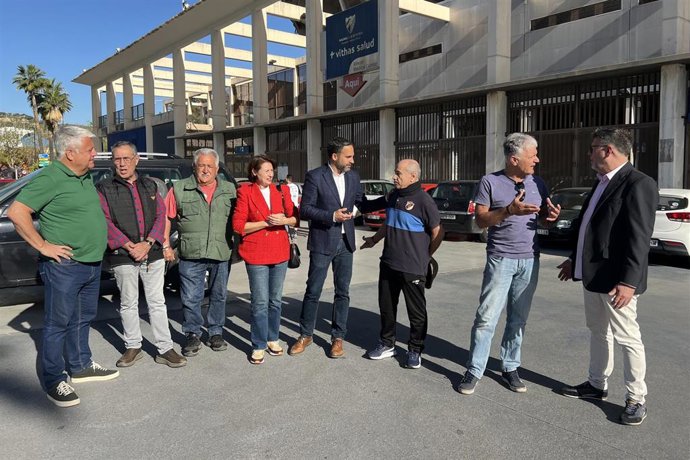 El PSOE insta a la Junta y al Ayuntamiento a "trabajar de forma conjunta" para la llegada del metro a la Rosaleda.
