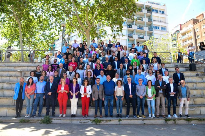 Fotografia dels 135 candidats d'ERC a les eleccions al Parlament de Catalunya