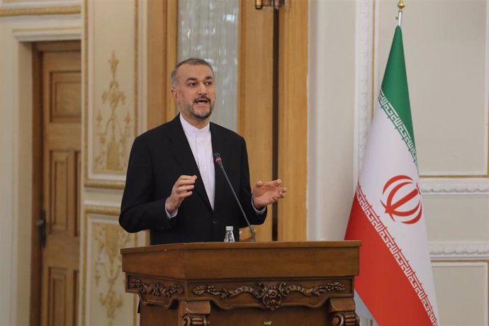 Archivo - El ministro de Exteriores de Irán, Hosein Amirabdolahian (archivo)