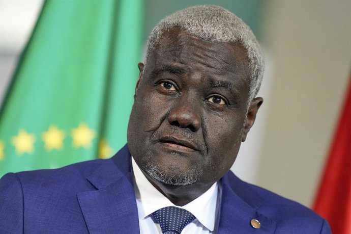 Archivo - El presidente de la Comisión de la Unión Africana (UA), Moussa Faki Mahamat (archivo)