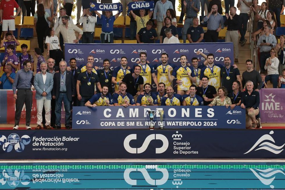 El Zodiac CNAB-Club Natació Atltic Barceloneta conquista su 20 Copa del Rey de waterpolo