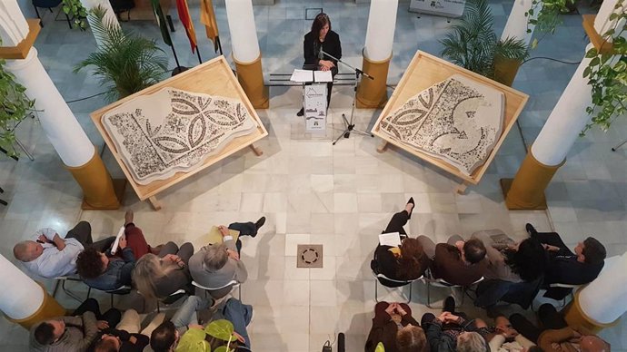 Archivo - El mosaico romano de Aznalcázar tras ser remozado