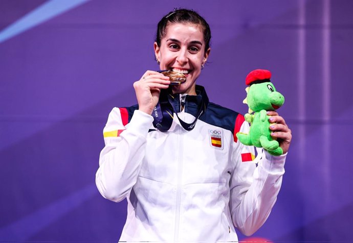 Archivo - Carolina Marín, campiona dels Jocs Europeus 2023