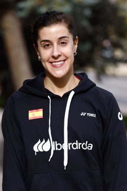 Archivo -  La jugadora española de bádminton Carolina Marín 