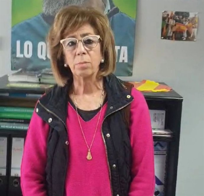 La portavoz de Vox en Puente Genil (Córdoba), Toñi Gallardo.