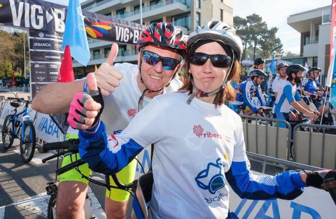 El presidente de la Xunta, Alfonso Rueda, participó este domingo en la Vig-Bay