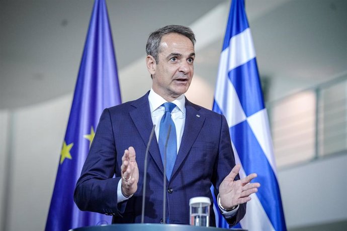 Archivo - El primer ministro de Grecia, Kyriakos Mitsotakis.