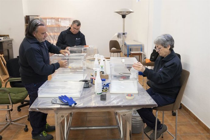 Comienzan los preparativos de los materiales necesarios para las elecciones del 9 de junio al Parlamento europeo
