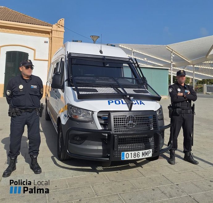 Agentes de la Policía Local de Palma.